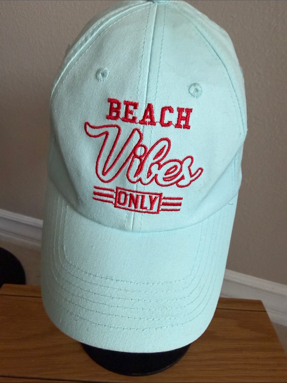 Women’s Beach Vibes Only' Mint Baseball Cap
